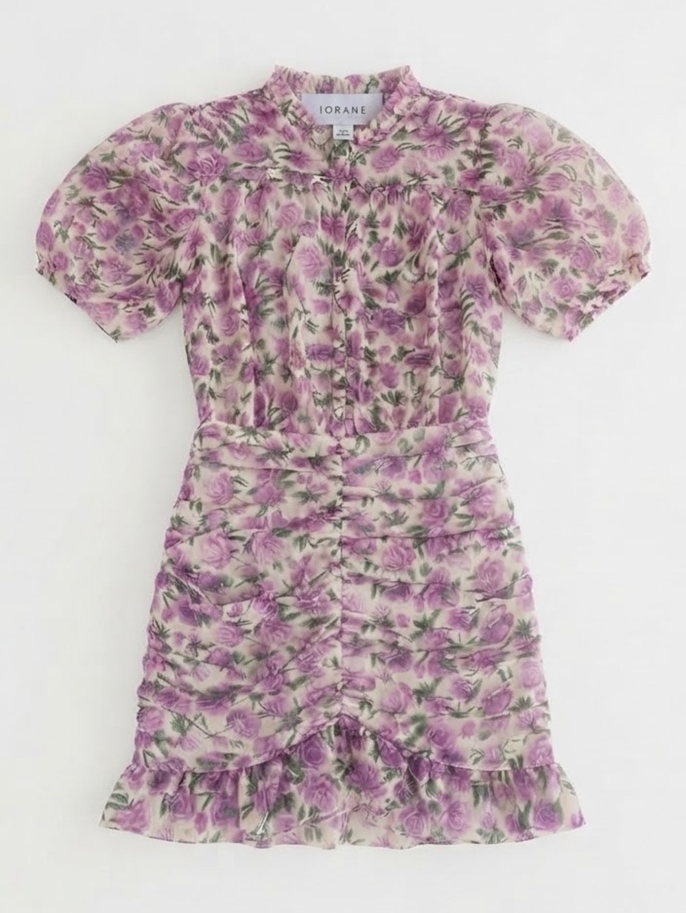 Iorone Floral Rose Mini Dress - Size 4